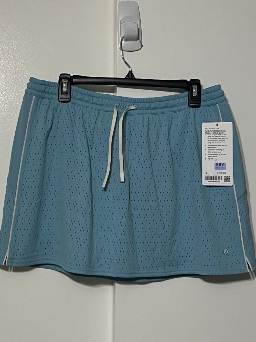 Lululemon High-Rise Knit Mesh Tennis Skirt NWT Sz XL